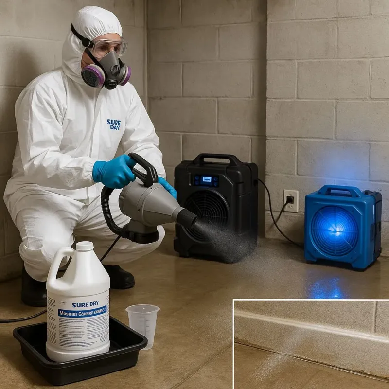 Sanitization and Odor Removal process in Mooresville, IN